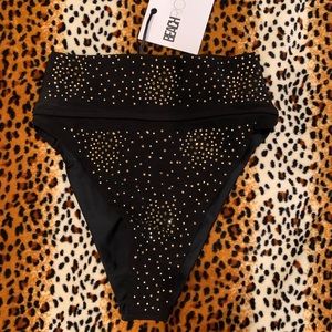 Beach Riot Crystal Bikini Bottom (Fits XS/XXS)